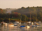 Buy Boats, Fall Foliage, and Fog on the Maine Coast at AllPosters.com
