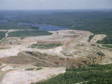 Buy Aerial View of an Open-Pit Iron Mine at AllPosters.com