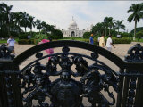 Buy People Strolling Past Lord Curzon's Massive Victoria Memorial at AllPosters.com