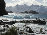 Buy Sea Ice, Icebergs and Mountainous Coast at West Cumberland Bay at AllPosters.com