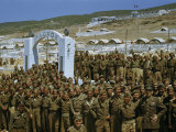 Buy Greek Soldiers Stand at Gate to Camp for Communist Sympathizers at AllPosters.com