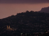 Sunset Highlights the Steeples of Santo Antonio Church
