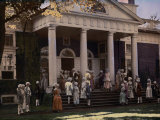 Buy Young Reenacters Gather at the Entrance to Monticello at AllPosters.com