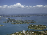 Buy Aerial View of Biscayne Bay with Miami in the Background at AllPosters.com