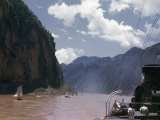 Buy Sailing Junks and River Steamer Travel Past Steep Cliffs at AllPosters.com