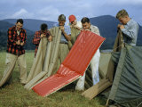 Buy Campers Inflate their Air Mattresses in Unison at AllPosters.com
