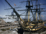 Buy Americans Watch British Midshipmen Drill Near H.M.S. Victory at AllPosters.com