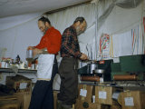 Buy Photographer and Scientist on an Arctic Expedition Cook in a Tent at AllPosters.com