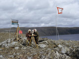 Buy Scientists Searching for a Buried Meteorite Use a Magnetometer at AllPosters.com