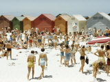 Buy Afrikaners Relax on a Sunny, Cabana-Lined Beach at AllPosters.com