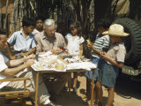 Buy Children Watch Ornithologists Skin Birds for Museum Collection at AllPosters.com