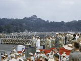 Buy Occupation Forces March in Imperial Palace Plaza on July 4, 1949 at AllPosters.com