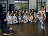 Buy Girl Dances to Samisen Music as Classmates Watch at AllPosters.com