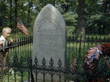 Buy Young Boy Looks at the Tombstone of Nancy Hanks Lincoln at AllPosters.com