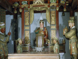 Buy Soldiers Guard a Shrine of a 17th Century Warrior Hero at AllPosters.com