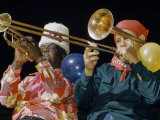 Buy Close-up of Musicians Playing Trombone and Trumpet at AllPosters.com