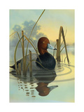 Red Headed Duck in Reeds
