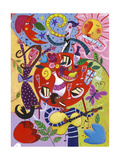 Abstract Party Scene