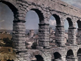 Buy View of the Arches of Segovia's Aqueduct at AllPosters.com