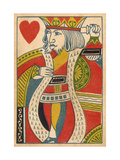 King of Hearts Card Poker Poster