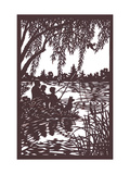 Buy Dad and Kids Fishing at AllPosters.com