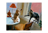Cats Fighting