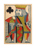 King of Clubs Card Poker Poster
