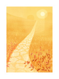 Golden Path in Sunlight