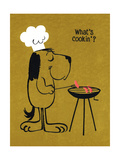 Barbecue Dog at Grill