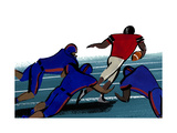 Buy Tackle Football Player at AllPosters.com
