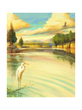 Lake Scene with Heron