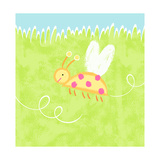 Ladybug over Grass