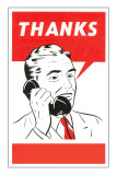 Buy Thanks Businessman Talking on Phone at AllPosters.com