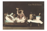 Buy Get Well Soon, Ailing Kitten at AllPosters.com