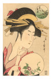 Japanese Woodblock, Lady