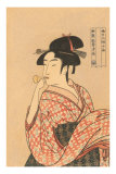 Japanese Woodblock, Lady