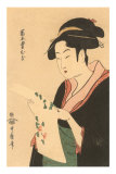 Japanese Woodblock, Lady