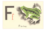 F is for Frog