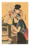 Buy Japanese Woodblock, Cooking at AllPosters.com