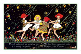 Buy Girls Playing Ring Around Rosy at AllPosters.com