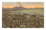 View of Mt. Vesuvius, Naples, Italy