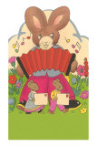 Rabbit Playing Accordion