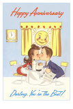 Buy Happy Anniversary, Darling, You're the Best at AllPosters.com