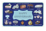 Happy Anniversary, Traditional Gifts
