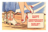 Happy Anniversary Darlin', Cowboy Boots and High Heels