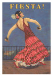 Buy Fiesta! Vintage Flamenco Dancer at AllPosters.com