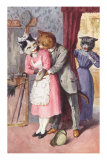 Tom Cat Embracing Servant Cat