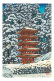 Pagoda in the Snow