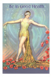 Buy Be in Good Health, Dancer with Poppies at AllPosters.com