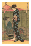Japanese Woodblock, Geishas